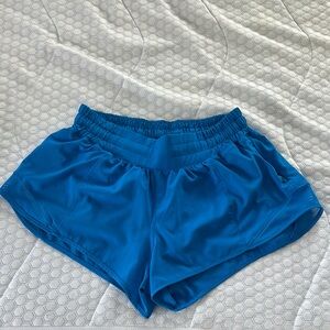 Lululemon Athletica Blue Athletic Shorts Lightweight Performance